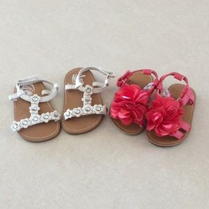 Baby sandals (both pairs)